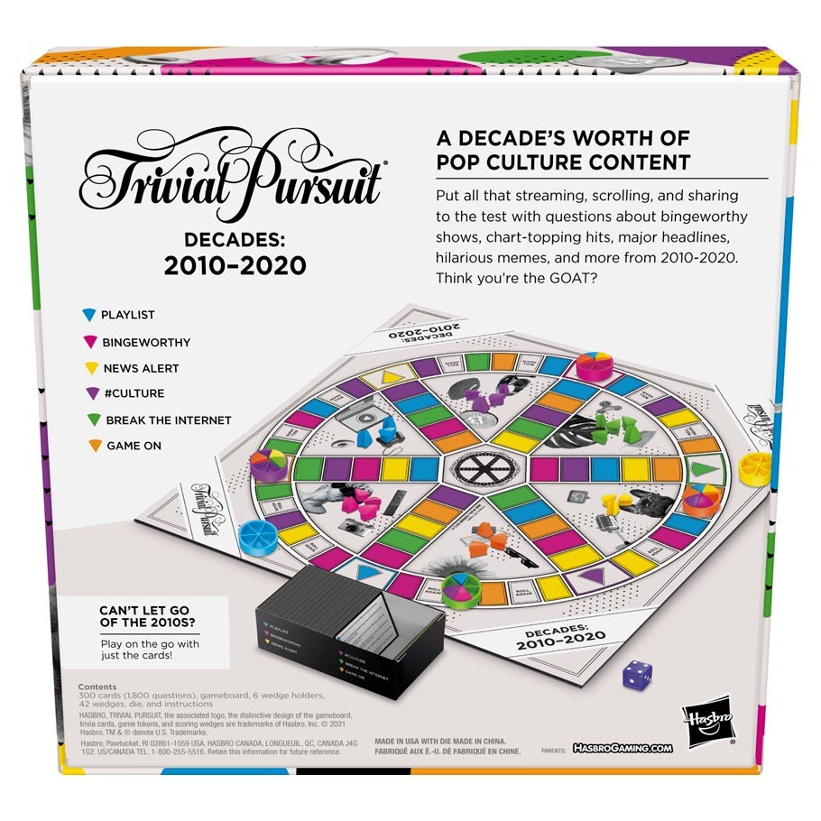 Trivial Pursuit : Decades 2010 to 2020